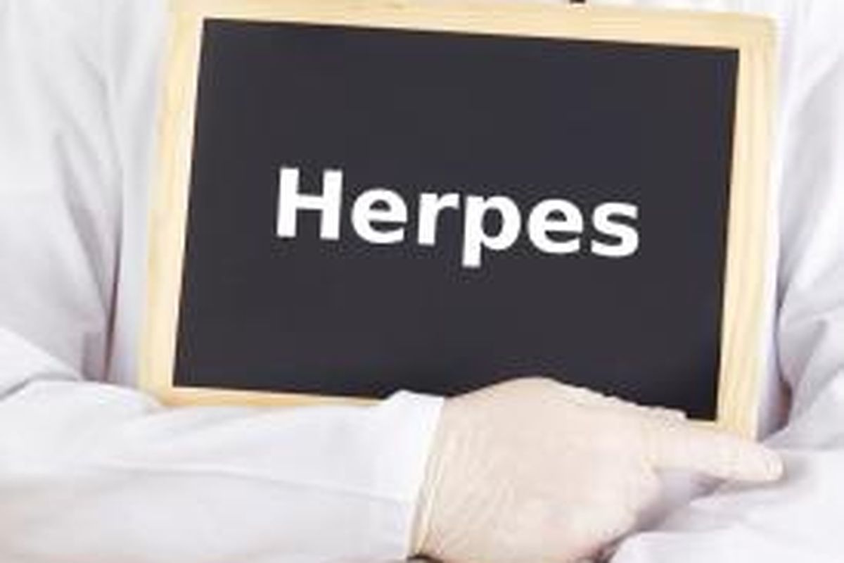 Ilustrasi penyakit herpes