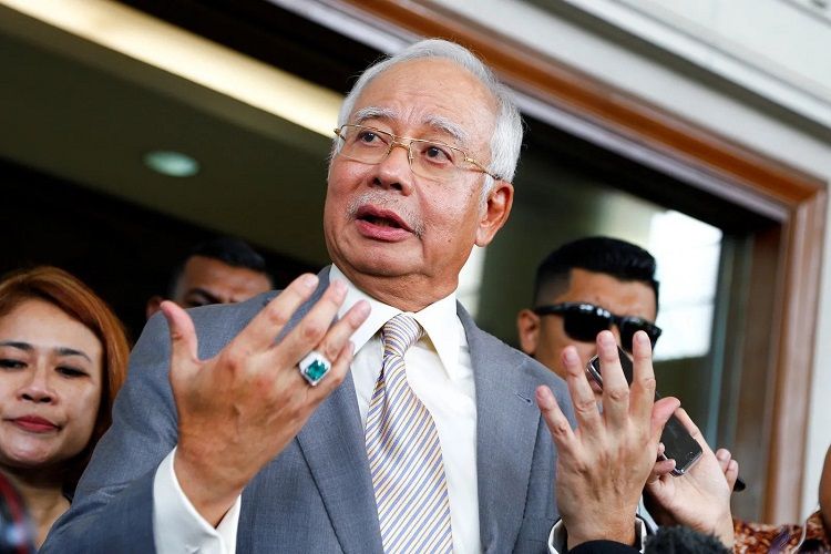 Mantan perdana menteri Malaysia Najib Razak.