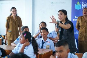 Andre dan Marsya Berdebat Foto Kelinci, Antusias Siswa Mengikuti Aksi Jagat Literasi