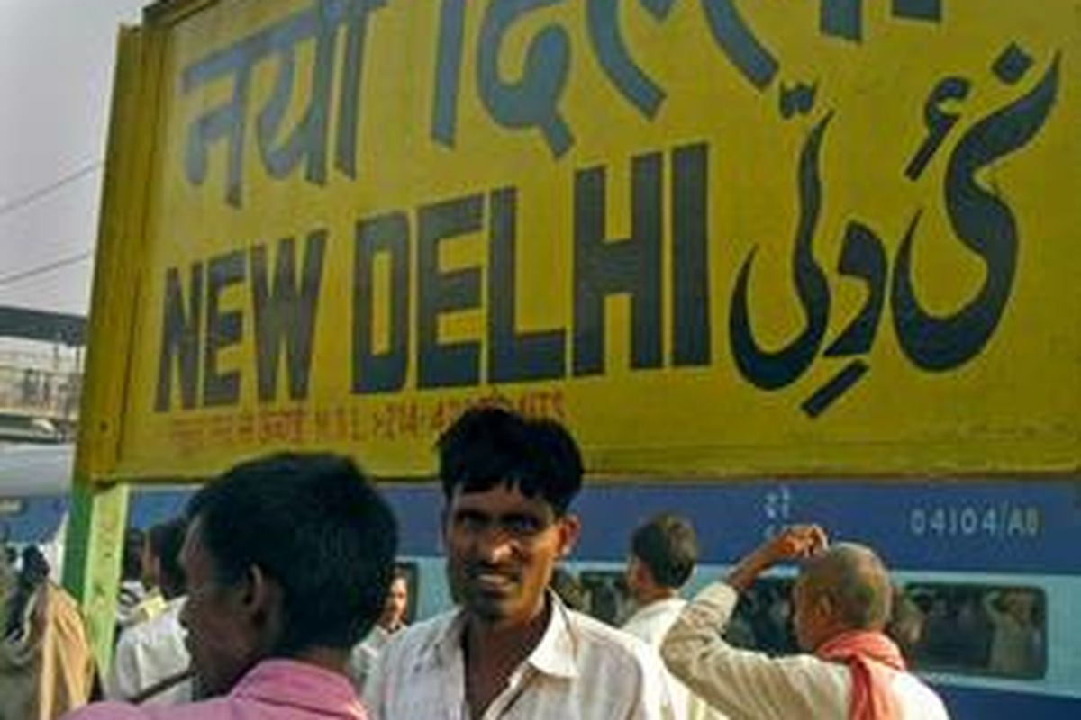 Selamat datang di New Delhi. 