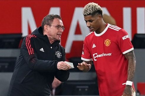 Marcus Rashford Mandul 5 Laga, Apa Komentar Rangnick?