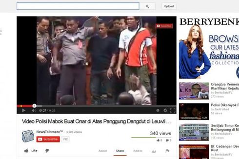 Beredar Video Polisi Mabuk Berulah di Panggung Dangdut