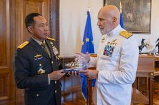 Panglima TNI Temui Kepala Staf Pertahanan Italia, Bahas Rencana Kapal ITS Amerigo Vespucci Merapat ke RI