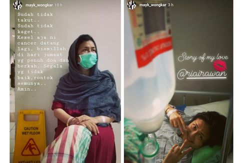 Unggah Foto di Rumah Sakit, Suami Ria Irawan: Kanker Datang Lagi...