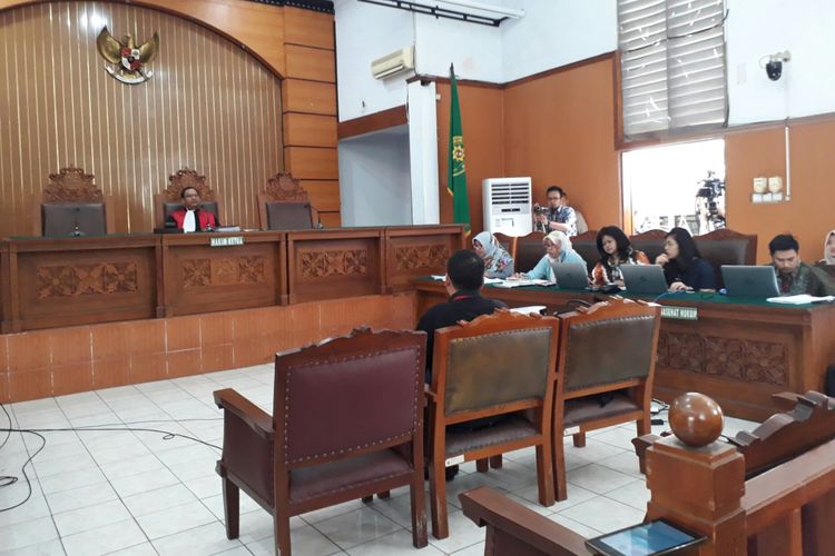 Sidang praperadilan Ketua DPR Setya Novanto melawan KPK di PN Jakarta Selatan, Rabu (13/12/2017).