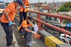Seorang Pria Ditemukan Tewas Menggantung di Flyover Cimindi Bandung