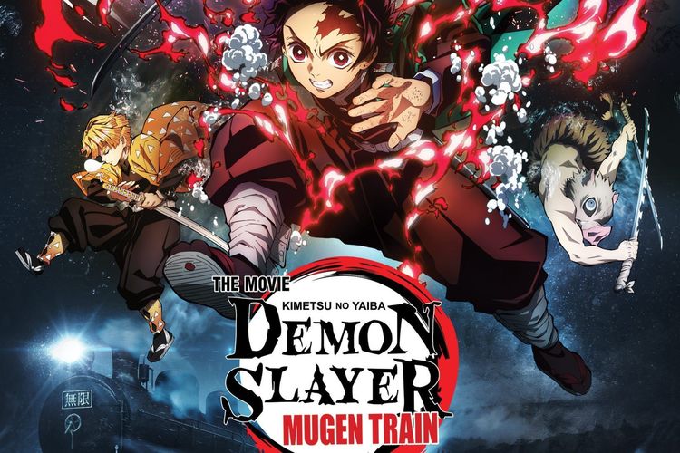 Poster film Demon Slayer: Kimetsu no Yaiba the Movie: Mugen Train