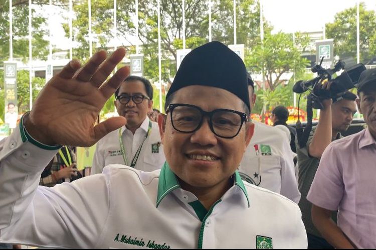 Ketua Umum PKB Muhaimin Iskandar di JCC, Senayan, Jakarta, Selasa (23/7/2024).