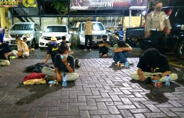 Polsek Tambora mengamankan 27 Pelajar yang hendak mengikuti demo tolak UU Ciptaker pada Selasa (13/10/2020). 