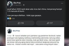 Edit Status Facebook Virus Corona Sejak 2016, Pria Blitar Sebut Hanya Bercanda