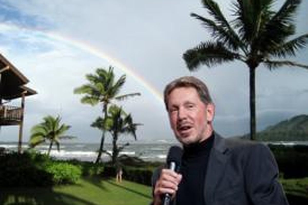 Larry Ellison memiliki rumah mewah di sebuah pulau terkecil di Hawaii. Nilainya triliunan rupiah.