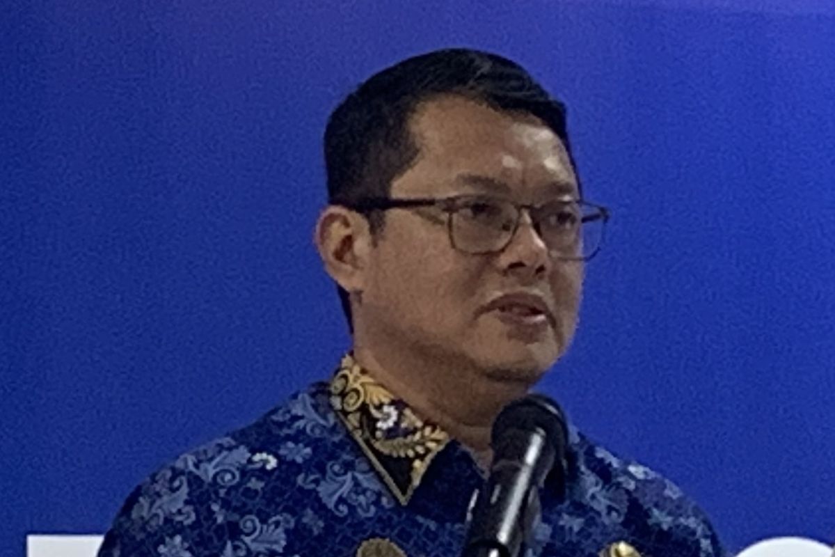 Plt Kepala Dinas Pendidikan DKI Jakarta Budi Awaluddin dalam acara pembukaan Penerimaan Peserta Didik Baru (PPDB) di Jakarta Selatan, Senin (20/5/2024). 