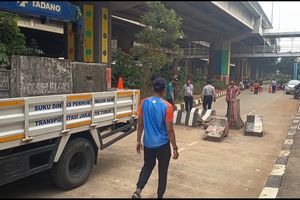 Kala Proyek Pembangunan Kantor Kanwil Kemenag DKI Buat Jalan DI Panjaitan Ditutup