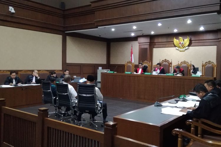 Sidang lanjutan pemeriksaan saksi untuk terdakwa anggota Komisi VI DPR Bowo Sidik Pangarso di Pengadilan Tindak Pidana Korupsi, Jakarta, Rabu (11/9/2019).