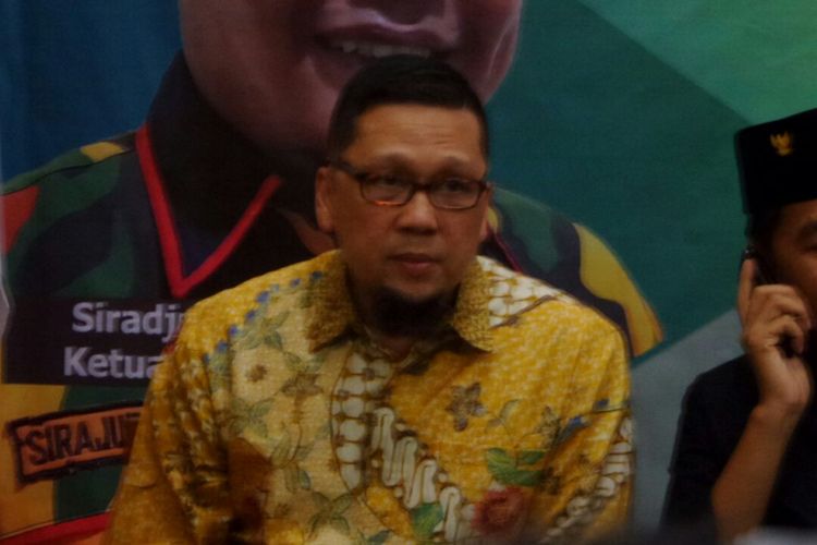 Ketua Generasi Muda Partai Golkar (GMPG), Ahmad Doli Kurnia dalam sebuah acara diskusi di Kantor Kosgoro, Jakarta Selatan, Rabu (22/11/2017).