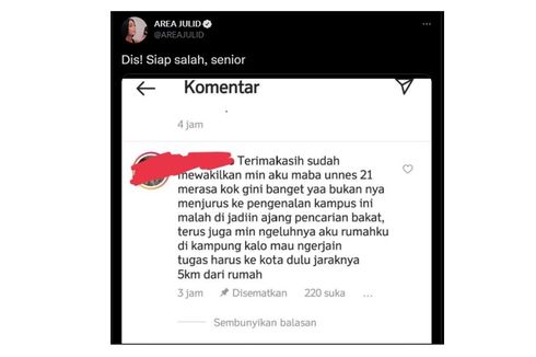 Viral Tugas Ospek Maba Unnes 