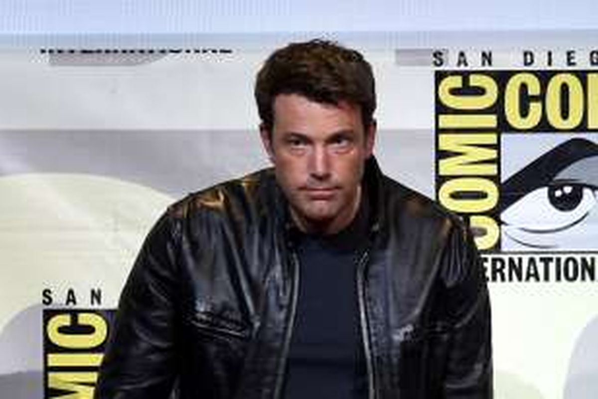 Aktor dan sutradara Ben Affleck menghadiri sesi presentasi Warner Bros pada Comic-Con International 2016 di San Diego Convention Center, San Diego, California, Sabtu (23/7/2016).