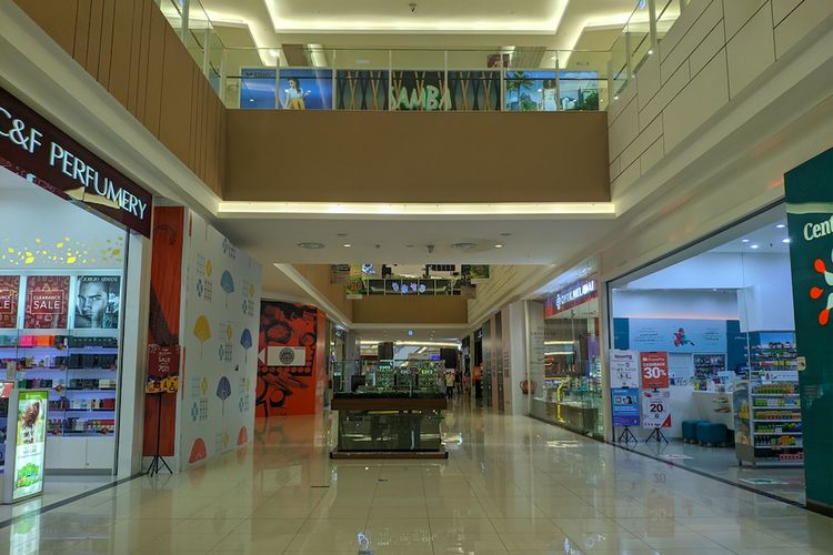 Kondisi aktual AEON Mall BSD City, Selasa (22/9/2020).