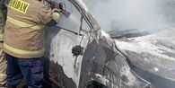 Mobil Innova Zenix Terbakar di Exit Tol PIK, Diduga Akibat Korsleting