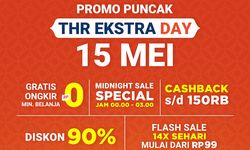Besok, Nikmati Rangkaian Promo Puncak THR Ekstra Day dari Shopee