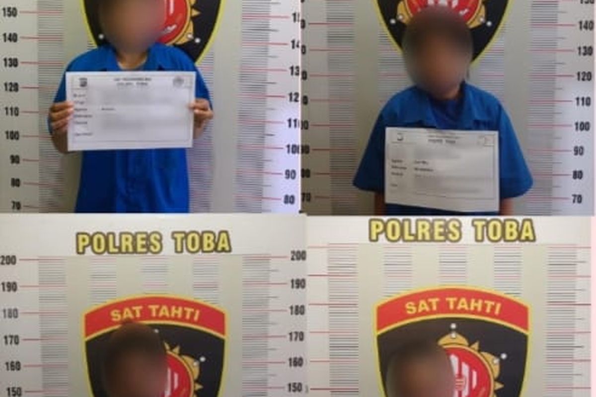 Polisi menangkap 4 orang di Kecamatan Balige, Toba karena pesta sabu