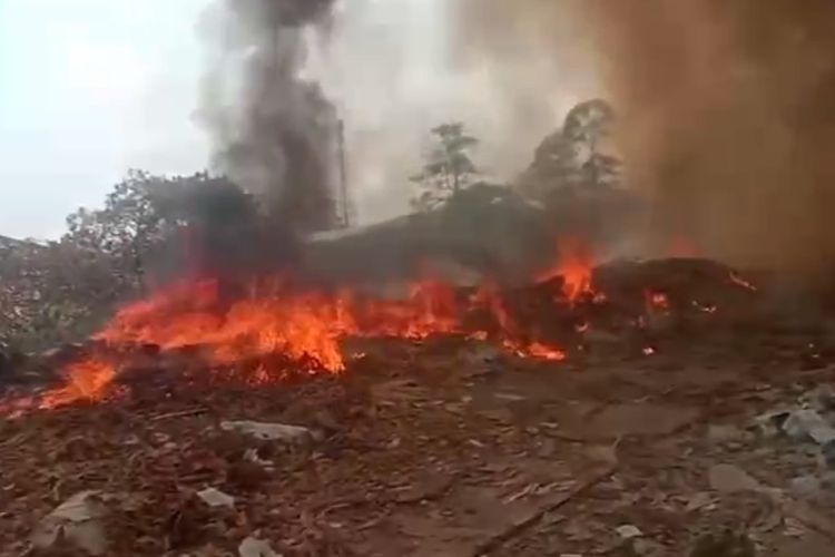 Lahan Tumpukan Sampah di Cibodas Tangerang Terbakar 2 Kali dalam Seminggu