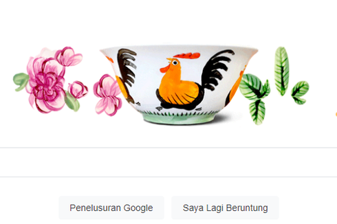 Mangkuk Ayam Jago Google Doodle Hari Ini, Berikut Sejarah dan Maknanya