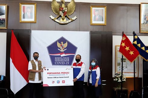 Bantuan 5.000 APD untuk Tim Medis dari Pertamina Upaya Putus Mata Rantai Sebaran Covid-19