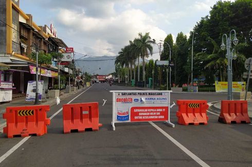 Jalan Menuju Candi Borobudur Ditutup Selama PPKM Darurat