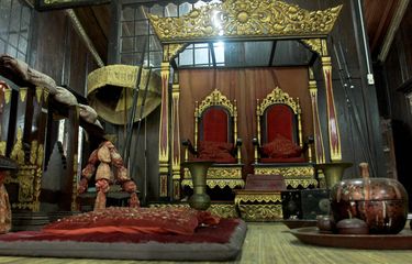 Ruang Gegajah yang digunakan sebagai tempat menerima tahu kehormatan pemilik rumah yang merupakan salah satu ruangan di rumah Limas.