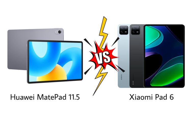 Huawei MatePad 11.5 dan Xiaomi Pad 6 menjadi dua tablet mid-range terbaru yang dipasarkan di Indonesial. Kedua tablet ini dijual seharga Rp 5 jutaan.