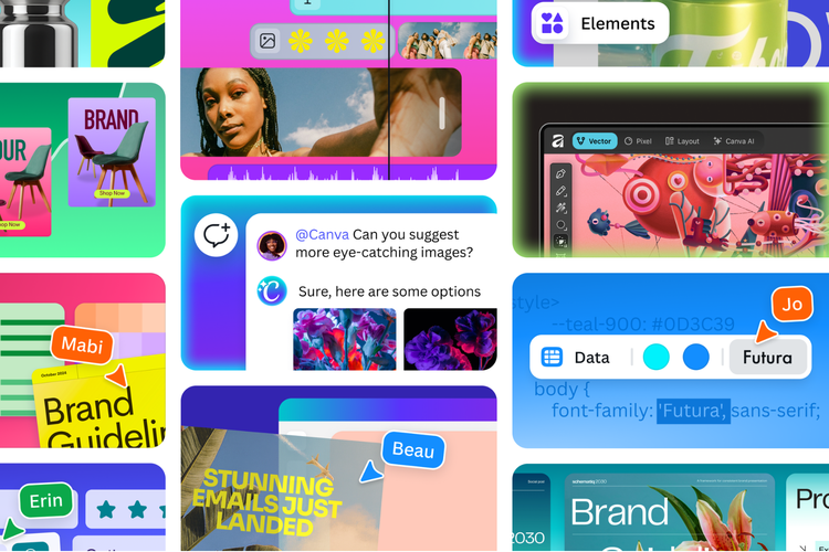 Fitur-fitur baru yang hadir lewat Canva Creative Operating System.