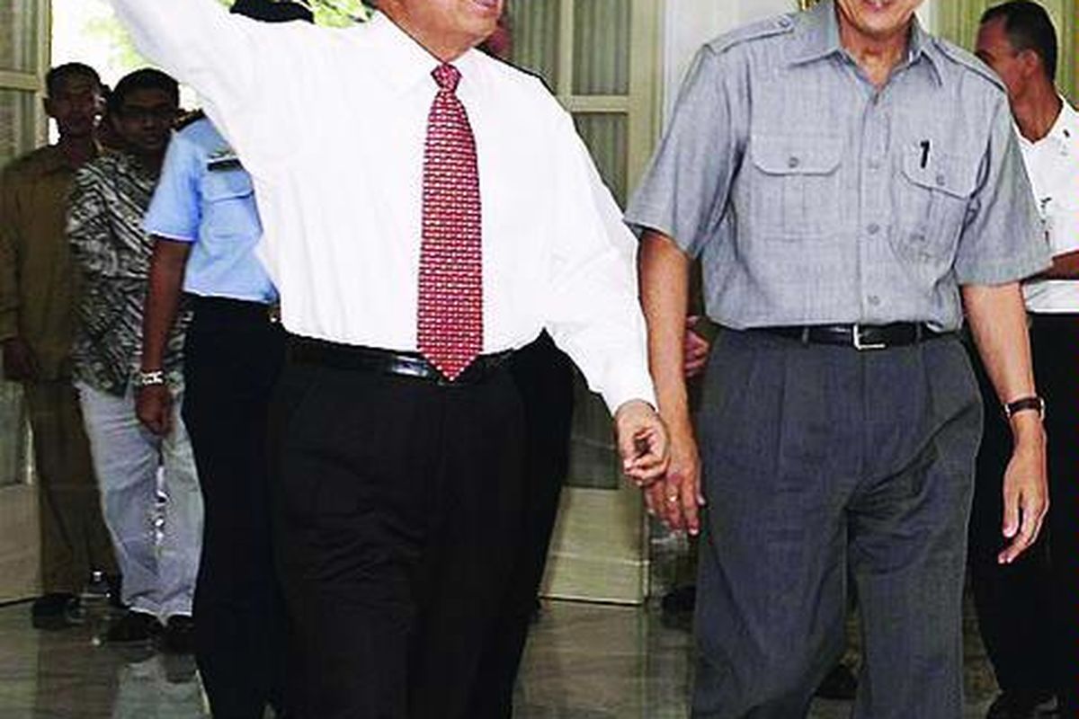 Mantan Wapres Jusuf Kalla dan Wapres Boediono