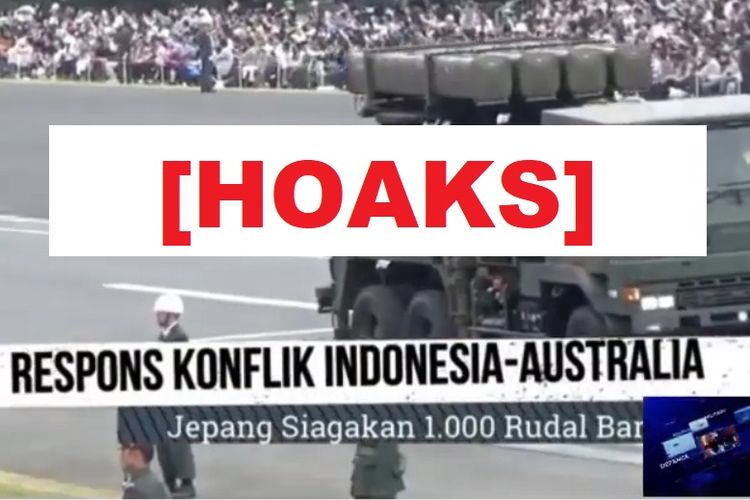 Hoaks, Jepang siagakan 1.000 rudal baru merespons konflik Indonesia-Australia