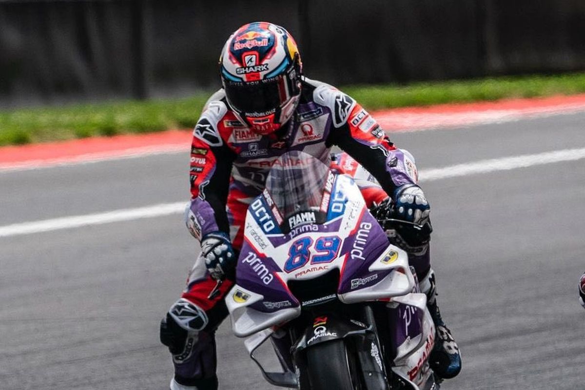Jorge Martin saat berlaga pada MotoGP Italia 2022