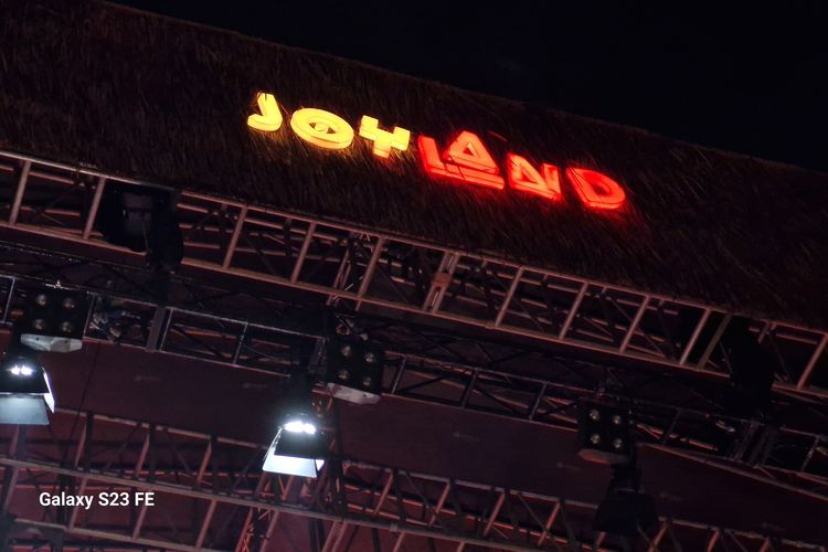 Joyland Festival 2023 di malam hari