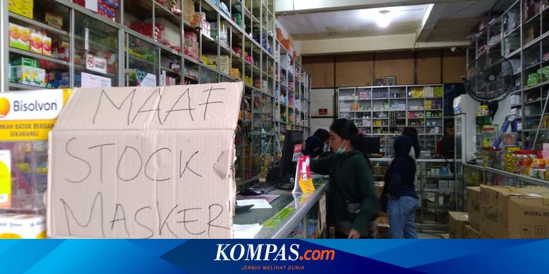 Sulitnya Bahan Baku Bikin Pedagang Jual Masker dengan ...