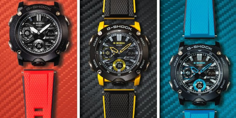 GA2000 G Shock Baru Pakai Serat Karbon dengan Harga