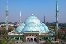 Masjid Raya Al A'zhom Tangerang Bakal Punya Payung Seperti Masjid Nabawi