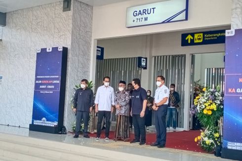 Jalur Kereta Api Jakarta-Garut Resmi Beroperasi, Erick Thohir: Mudik Lebaran Bebas Macet