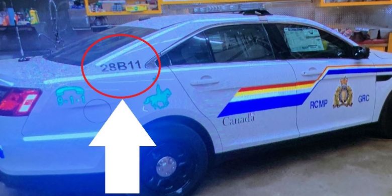 inilah mobil yang digunakan Gabriel Wortman, pelaku penembakan massal di Nova Scotia, Kanada, ketika menyamar sebagai polisi dan membunuh 10 orang pada Sabtu (18/4/2020).