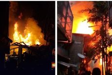 Kebakaran di Pasar Manggis Hanguskan 8 Rumah, 41 Orang Mengungsi