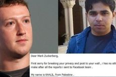Pemuda Palestina Retas Akun Facebook Mark Zuckerberg
