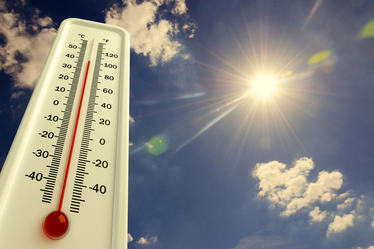 Ilustrasi cuaca panas. Musim haji 2022 disambut cuaca panas. Suhu panas di Tanah Suci Mekkah dapat mencapai lebih dari 40 derajat Celsius.