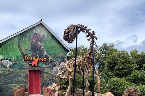 Bigdino Feeding Dinosaurs di Bandung, Bisa Beri Makan Dinosaurus