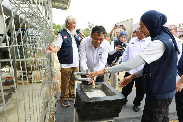 Pemulihan Pascabencana Sumatera, Danone Bangun Infrastruktur Air Bersih