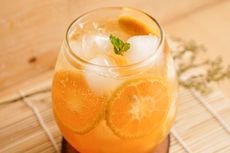 Resep Orange Mango Sparkling, Minuman Segar Dingin Pelepas Dahaga