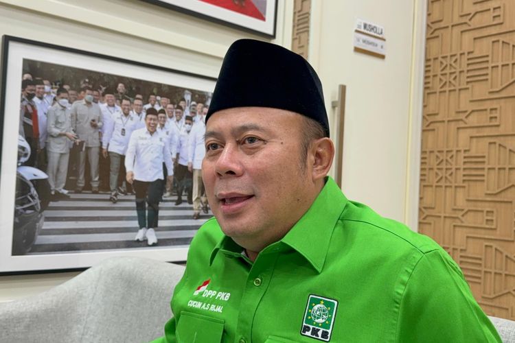 Wakil Ketua DPR Cucun Ahmad Syamsurijal saat ditemui di kantor DPP PKB, Jakarta Pusat, Rabu (15/10/2025). 