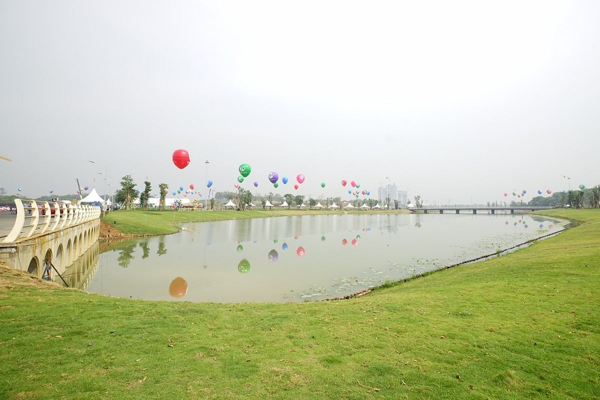 Kawasan Central Park di Meikarta, Cikarang