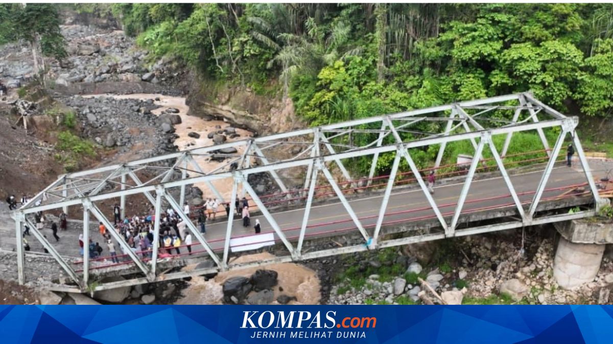 Akses Jembatan Enang-Enang Dibuka, Truk Dilarang Melintas